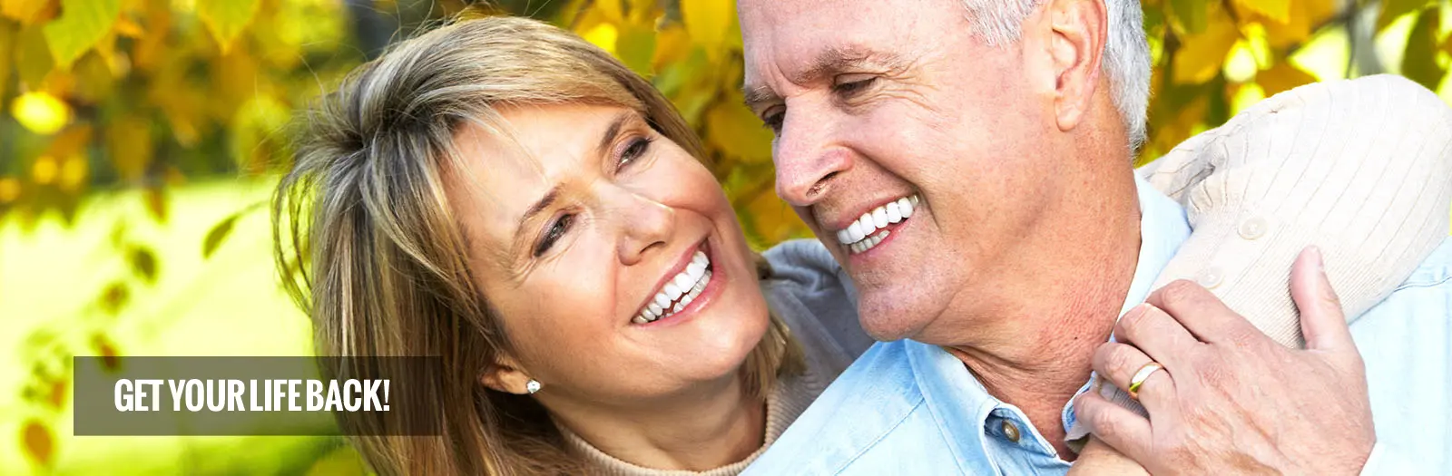 Happy couple - happy wife who has been receiving anxiety treatment